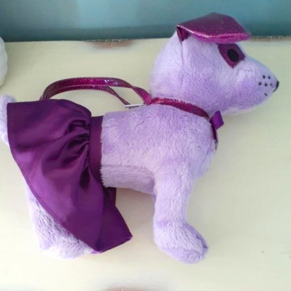 Gap Young At Heart plush Terrier Dog mini bag coin purse 🍂 - Picture 3 of 7